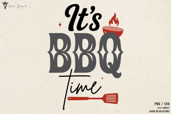 BBQ Time SVG PNG Graphics