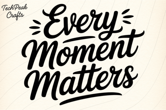 Every Moment Matters PNG SVG Graphics for T-Shirt Designs