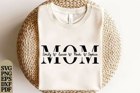 Mom Svg for T-Shirt Graphics and Branding
