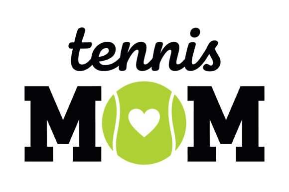 Proud Tennis Mom Quote Graphics & T-Shirt Designs