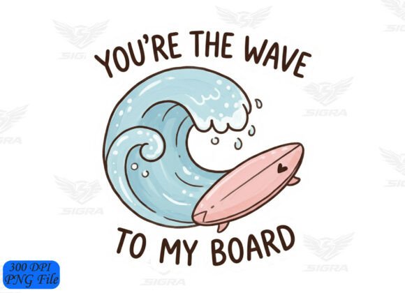 Surfboard Summer Graphics for Digital Creators